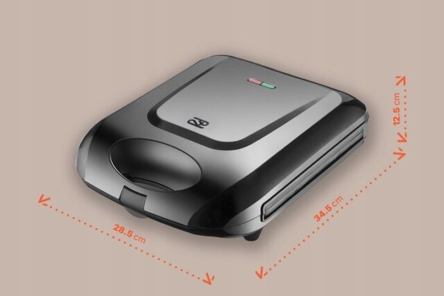 Promis STP 25 XXL sandwich maker  4 toasts  1400 W  black - imagine 6