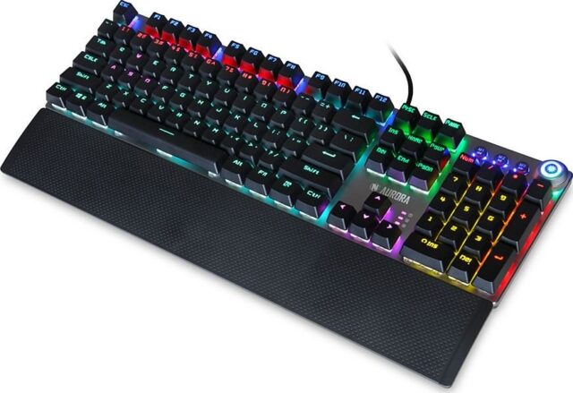 iBox Aurora K-3 keyboard USB QWERTY Silver - imagine 6