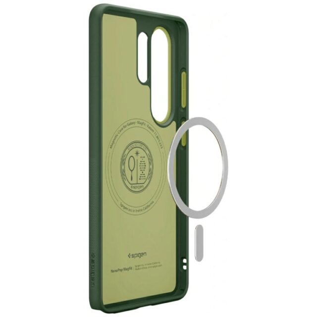 Spigen Nano Pop Mag MagSafe case for Samsung Galaxy S26 Ultra green - imagine 4