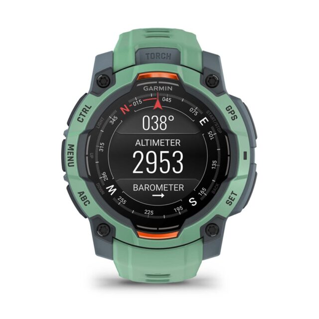 Garmin Instinct 3 AMOLED 3.05 cm (1.2 ) 45 mm Digital 390 x 390 pixels Touchscreen Green GPS (satellite) - imagine 6