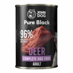 John Dog Pure Black dorosły jeleń karma mokra dla psa 400g