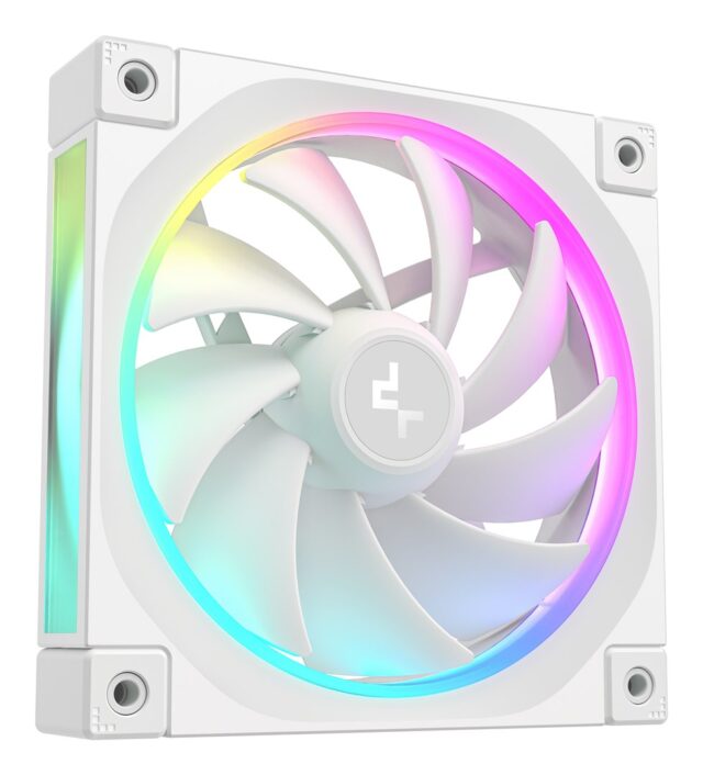 DeepCool FL12 WH-3 in 1 Computer case Fan 12 cm White 3 pc(s) - imagine 6