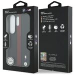 Case BMW Perforated Stripe Logo MagSafe  for Samsung Galaxy S26 Ultra red - imagine 8