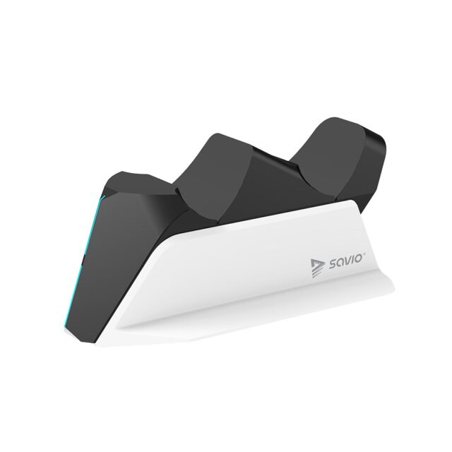 SAVIO GCS-01 Dual charging station for PS5 pads  Dual Sense  USB  black - imagine 6