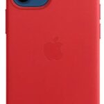 MHK73ZM/A Apple Kožený Kryt vč. MagSafe pro iPhone 12 mini Red