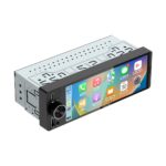 Kruger&Matz KM2016 1DIN CarPlay/AndroidAuto car radio - imagine 4