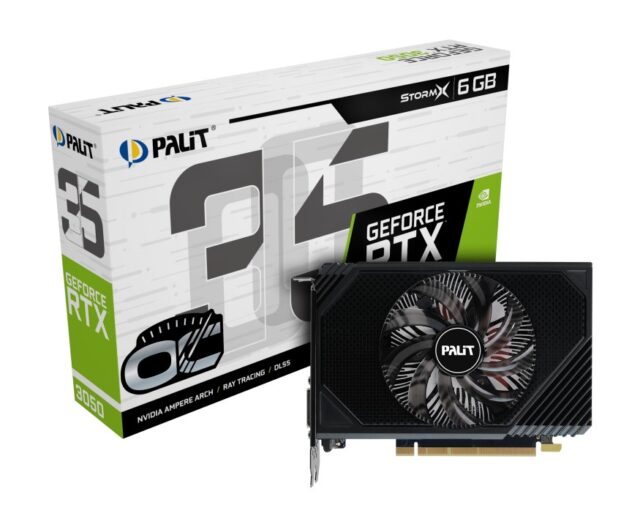 Palit GeForce RTX 3050 StormX OC 6GB NVIDIA GDDR6 - imagine 7