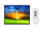 Maclean MC-561 electric projection screen 135  300x168cm 16: 9 with wall control and remote control - imagine 3