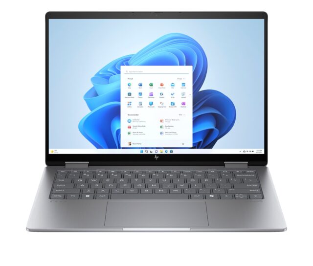 HP Envy x360 14-fa0016nw Ryzen 7 8840HS 14 WUXGA Touch 300nits 16GB LPDDR5-6400 SSD512 Radeon 780M Cam 5 Mpx IR 59Wh Win11 Meteor Silver Aluminum 2Y - imagine 2