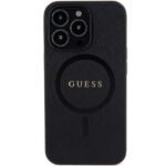Guess GUHMP13XPSAHMCK iPhone 13 Pro Max 6.7" black hardcase Saffiano MagSafe - imagine 3