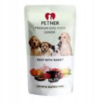 PETNER Junior Mini Beef with rabbit - wet dog food - 500g