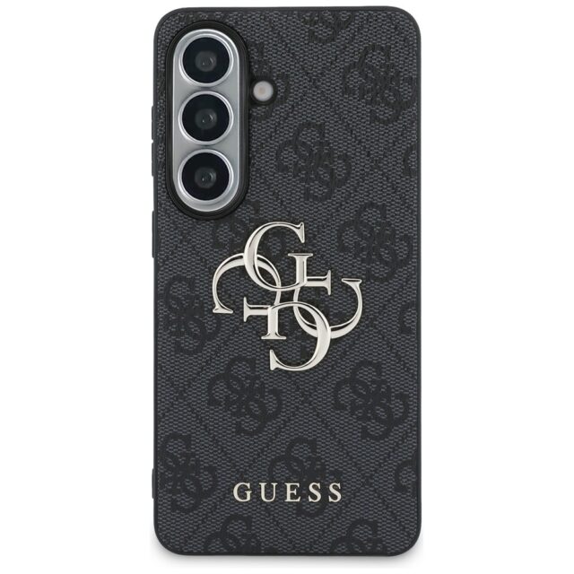 Case Guess 4G Big Metal Logo for Samsung  Galaxy S26 Plus black - imagine 4
