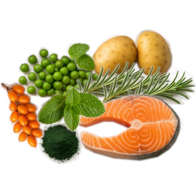 SHELMA Sterilised Salmon - dry cat food - 8kg - imagine 4