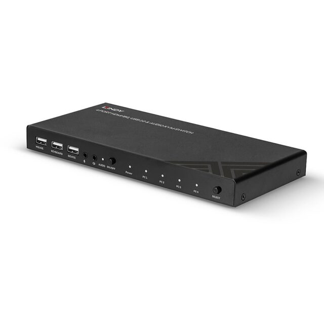 Lindy KVM Switch HDMI 18G  USB 2.0 & Audio  4 Port - imagine 5