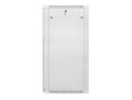 Lanberg wall-mounted installation rack cabinet 19'' 27U 600x600mm gray (glass door) - imagine 5
