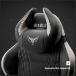 Gaming chair Diablo Chairs X-Horn 2.0 Normal Size black/camel - imagine 10