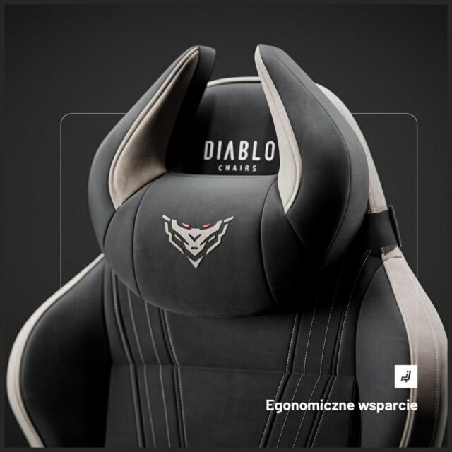 Gaming chair Diablo Chairs X-Horn 2.0 Normal Size black/camel - imagine 10