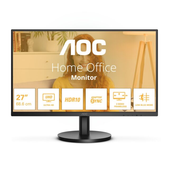 AOC B3 U27B3M computer monitor 68.6 cm (27 ) 3840 x 2160 pixels 4K Ultra HD LCD Black - imagine 2