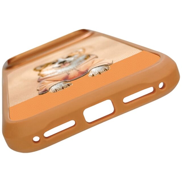 Etui Nimmy Gentle Pets Series Dog         MagSafe do iPhone 17 Pro Max pomarańczowy - imagine 4