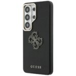 Case Guess Grained Big 4G Metal Logo for  Samsung Galaxy S26 Ultra black - imagine 3