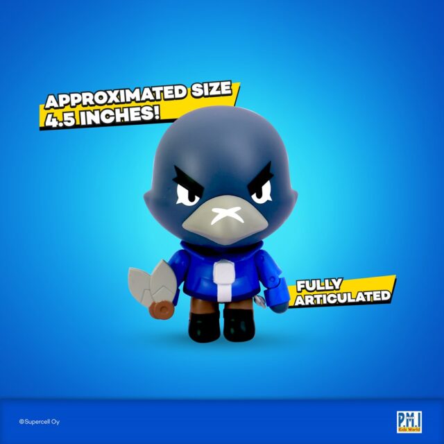 BRAWL STARS S1 ACTION FIGURES 11cm - CROW - imagine 8