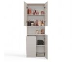 BATHROOM CABINET NEL DK 1K BASKET CASMERE COLOUR - imagine 4