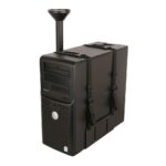 Techly ICA-CS 63 CPU holder Desk-mounted CPU holder Black - imagine 7