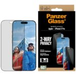 PanzerGlass Ultra-Wide Fit EasyAligner Privacy Glass for iPhone 17 Pro