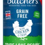 BUTCHER'S Original Tripe Chicken and Rumen Pate - wet dog food - 400g