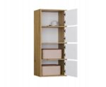 ALMA CHEST OF DRAWERS ARTISAN OAK/WHITE - imagine 4