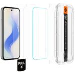 Tempered glass Spigen Glas.TR "EZ FIT PRO AC" for Google Pixel 10A 2pcs transparent - imagine 2