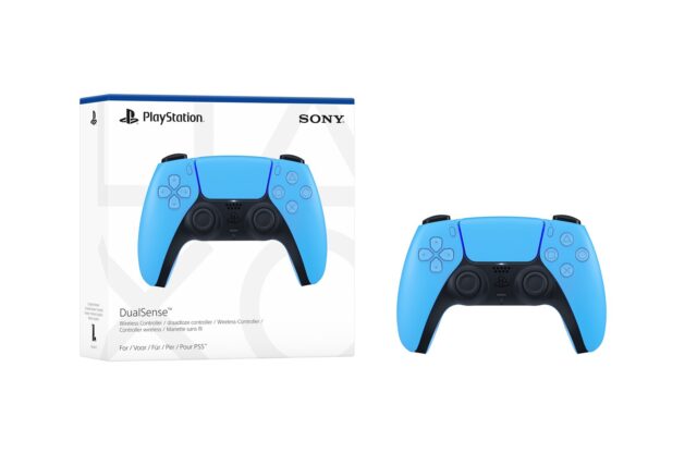 Wireless controller Sony PlayStation 5 DualSense gamepad Starlight Blue V2 - imagine 5