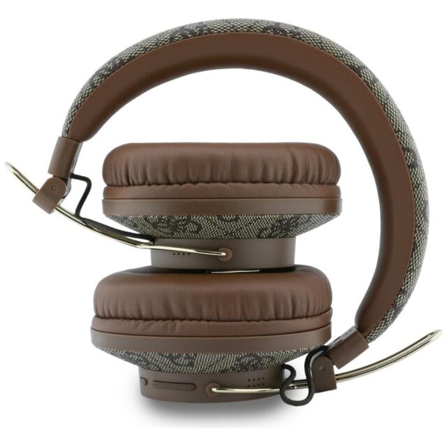 Over-ear headphones Guess Triangle Logo    Bluetooth ENC brown - imagine 4