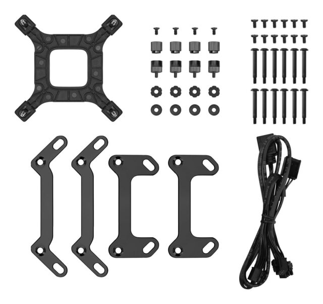 DeepCool LQ360 Processor Liquid cooling kit 12 cm Black 1 pc(s) - imagine 6