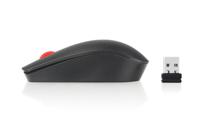 Lenovo 4X30M56887 mouse Office Ambidextrous RF Wireless Optical 1200 DPI - imagine 2