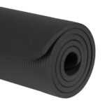 REBEL ACTIVE black gymnastic exercise mat - imagine 4