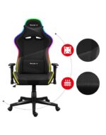 Huzaro Force 6.2 RGB PC gaming chair Bucket (cradle) seat Black - imagine 9