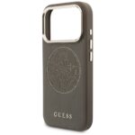 Etui Guess Perforated 4G MagSafe do       iPhone 17 Pro Max brązowy - imagine 6