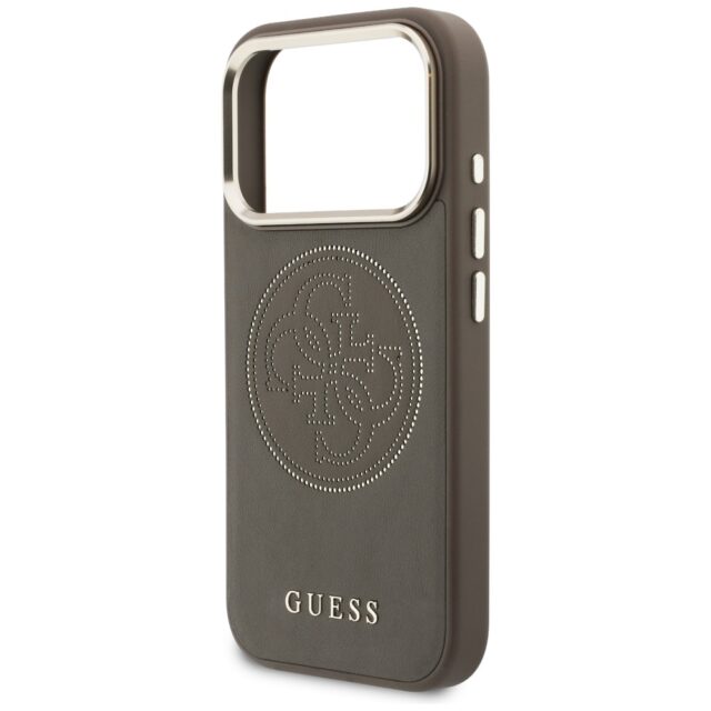 Etui Guess Perforated 4G MagSafe do       iPhone 17 Pro Max brązowy - imagine 6