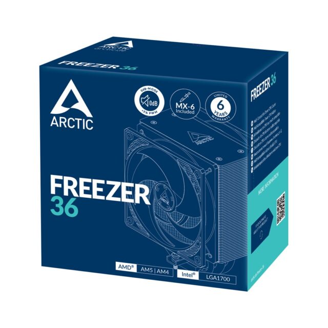 ARCTIC Freezer 36 Multi Compatible Tower CPU Cooler - imagine 6