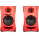 KALI AUDIO LP-UNF-R - Para monitorów odsłuchowych z Bluetooth. Głośniki multimedialne  czerwone.