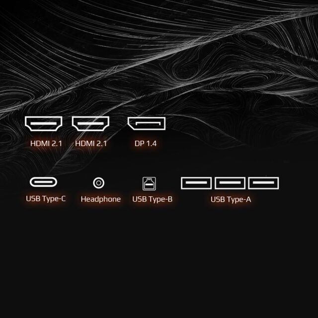 GIGABYTE M27UA 27  UHD Gaming Monitor - 3840 x 2160  160Hz  1ms  400 cd/m2  FreeSync Premium  HDR ready  HDMI 2.1  Displayport 1.4 - imagine 10