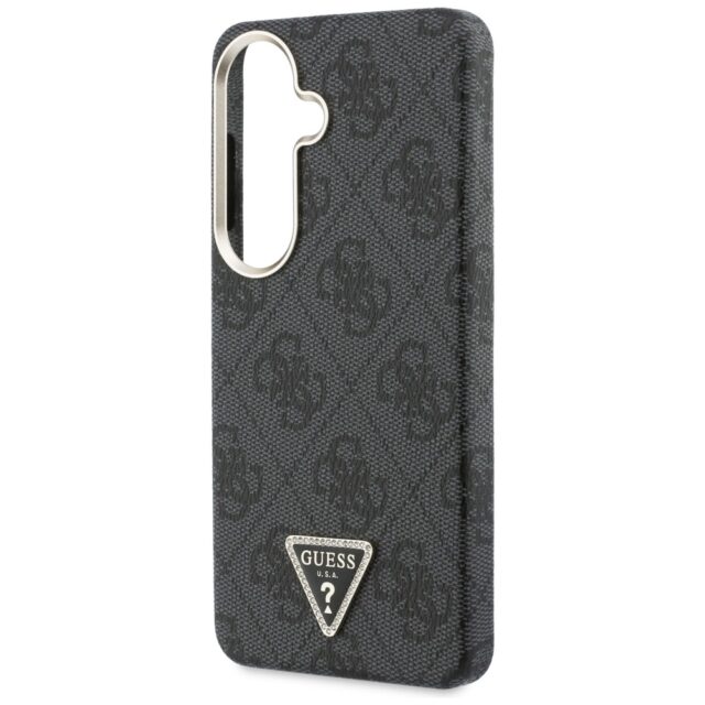 Case Guess 4G Triangle Logo MagSafe for   Samsung Galaxy S26 Plus black - imagine 6