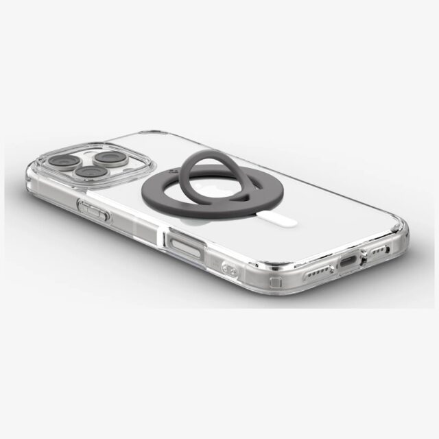 Uchwyt na telefon Spigen Dual Pop         MagSafe szary - imagine 3