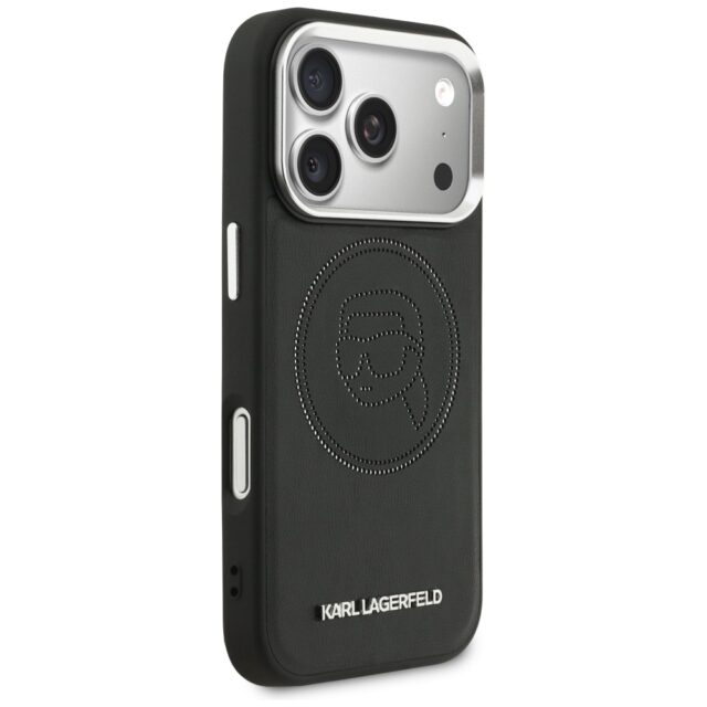 Etui Karl Lagerfeld K Head Point Logo     MagSafe do iPhone 17 Pro Max czarny - imagine 4