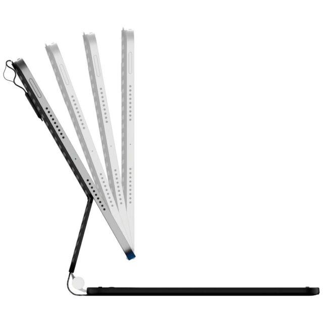 Case Typecase Edge with keyboard for iPad Air 11" 2024/2025 carbon fiber - imagine 2