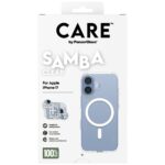 Case CARE by PanzerGlass Fashionable Samba w. White MagSafe for iPhone 17 transparent - imagine 5