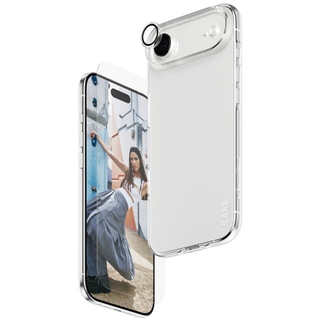 CARE by PanzerGlass Fashionable Combo 3in1 Case + Glass + Lens for iPhone Air - imagine 2