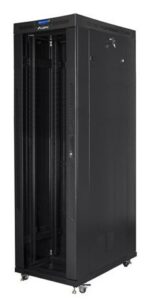 Lanberg FF01-6242-12BL rack cabinet 42U Freestanding rack Black - imagine 2