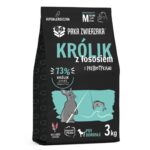 PAKA ZWIERZAKA Rabbit with salmon M - dry dog food - 3kg